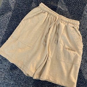 High waisted sweat shorts